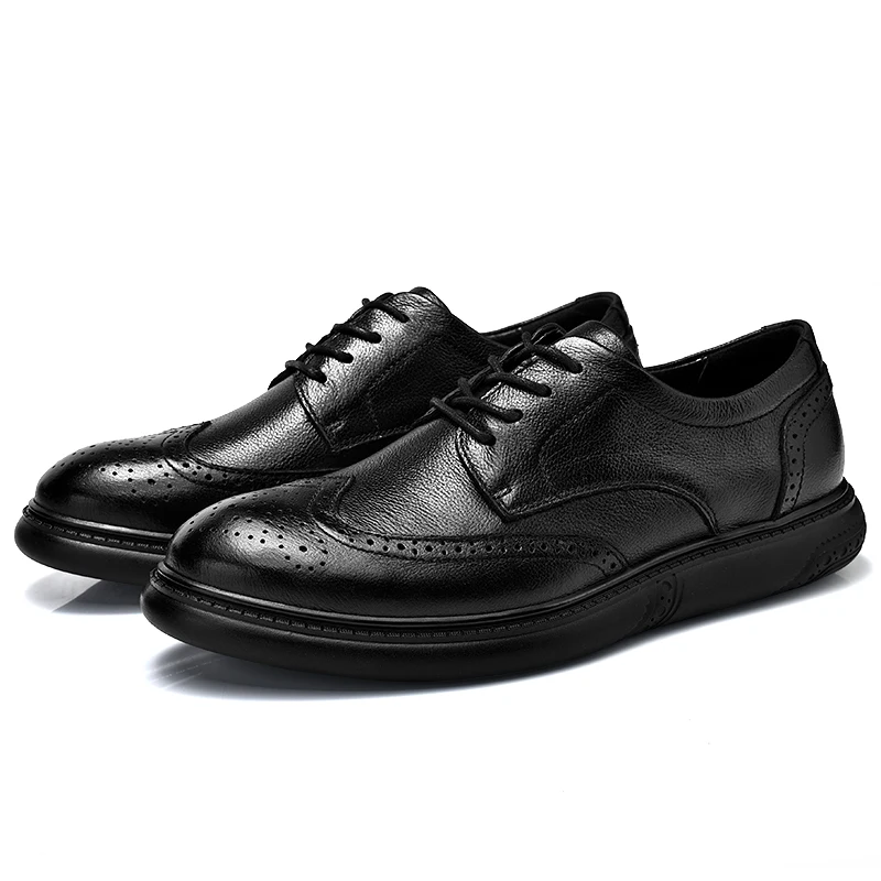 
Manufactory comfortable hotsale casual leather brogues men shoes 