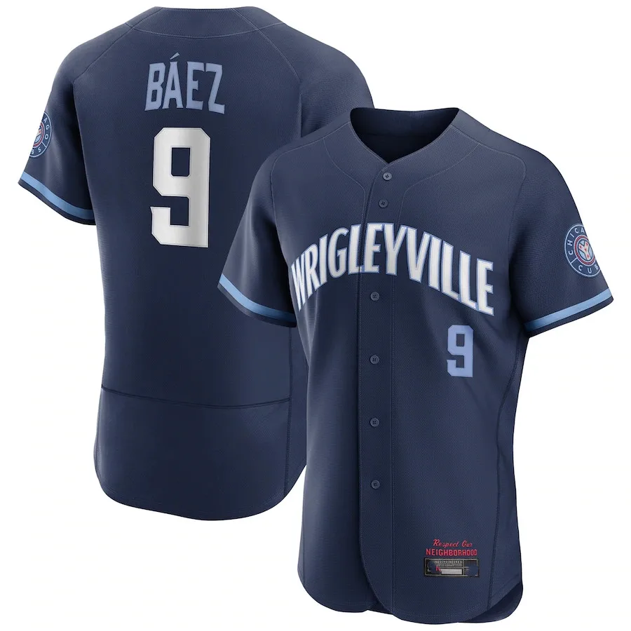 
2021 New Style Wholesale High Quality China Chicago Cheap Stitched Baseball Jerseys Custom Cub 9 Baez 44 Rizzo 17 Bryant 