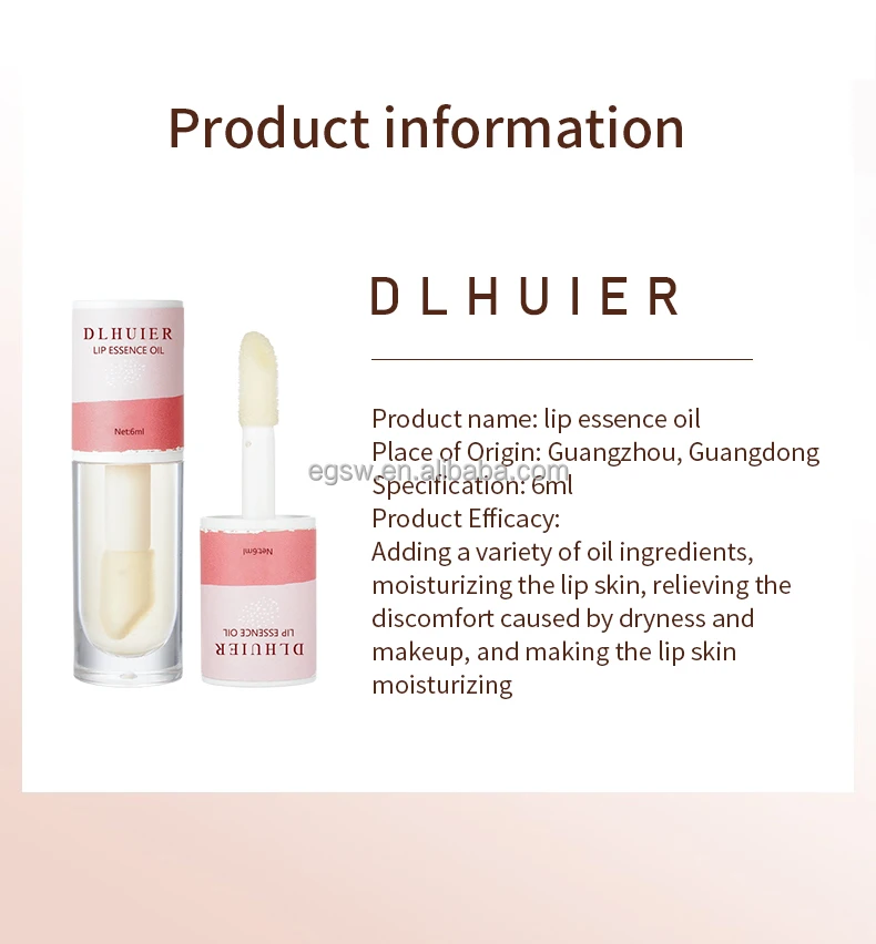 Oem Brands Spf Lip Oil Natural Kiss Safe Natural Organic Beauty Lip Oil Nourishing Lip Glow Oil