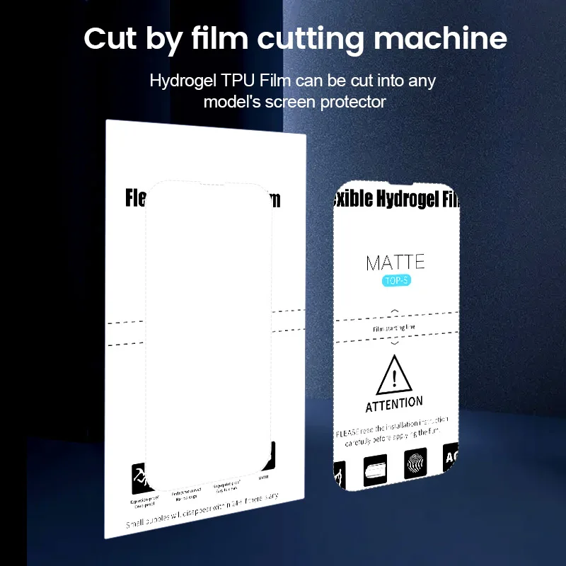 180*120 мм матовая защитная пленка для экрана HD Прозрачная Гидрогелевая пленка из ТПУ для Samsung Galaxy серии S21 S22 ultra A50 любого размера модели