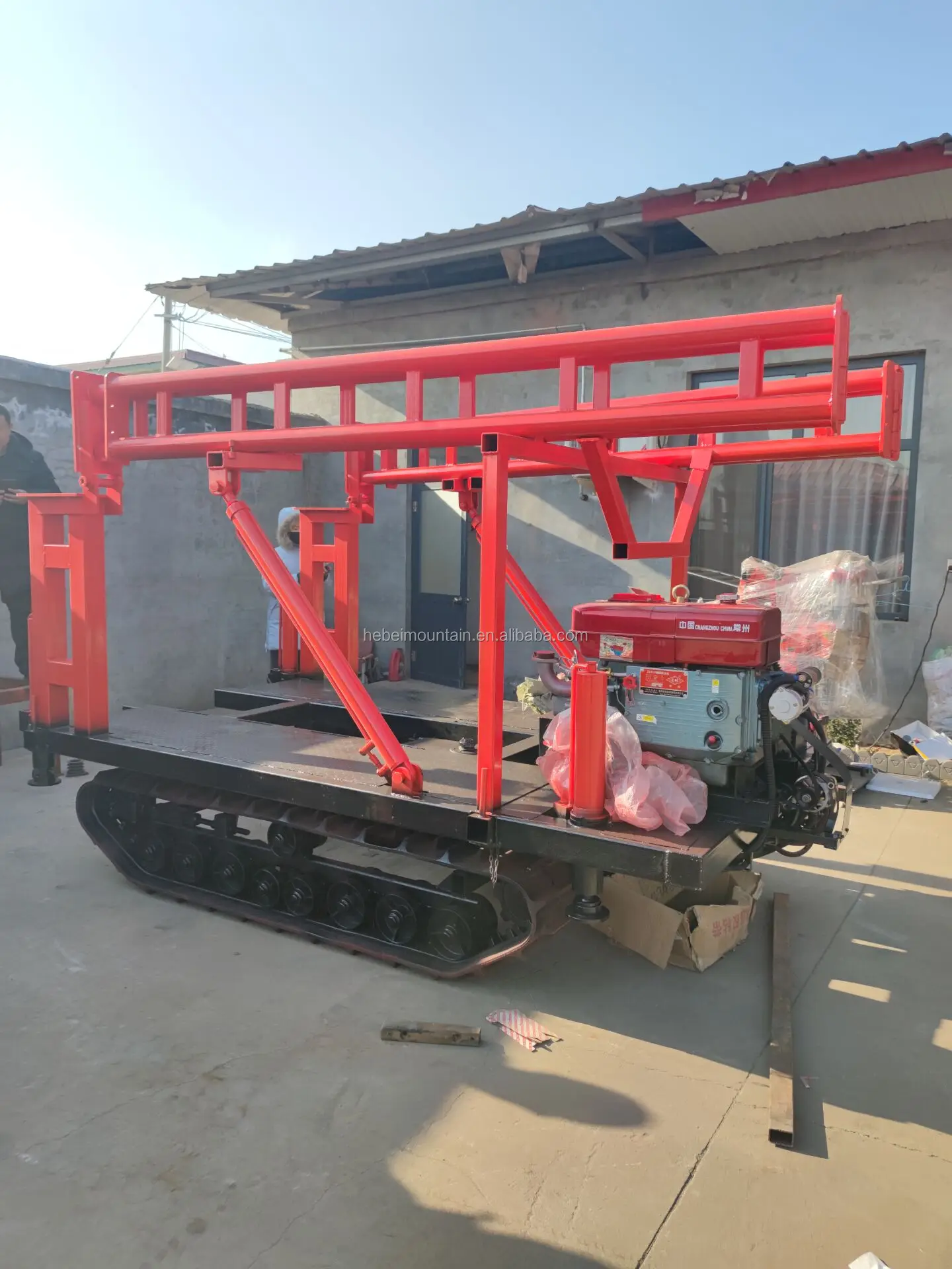 150m 180m depth borehole core portable rotary hydraulic water well drill rig machine