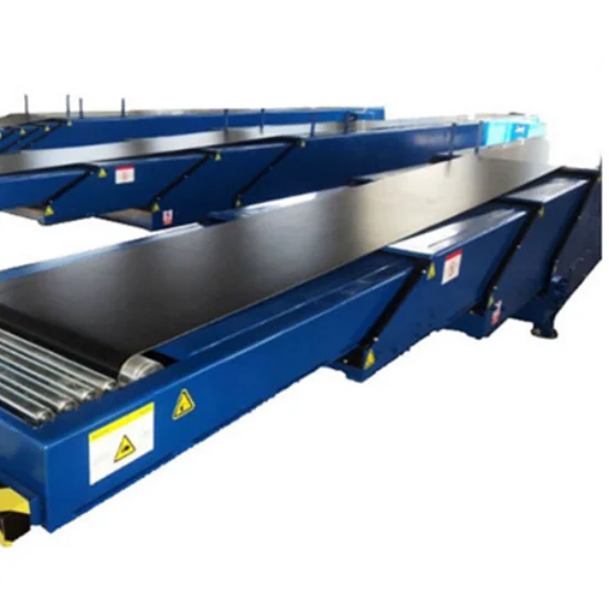 Telescopic belt conveyor loading&unloading conveyer used for truck 40FT