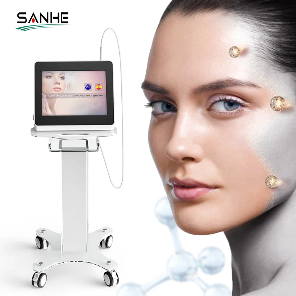 Hot Sale Portable 980nm Laser Varicose Veins Treatment Machine High Frequency Radio Painless Beauty Usage-veinwave Machine