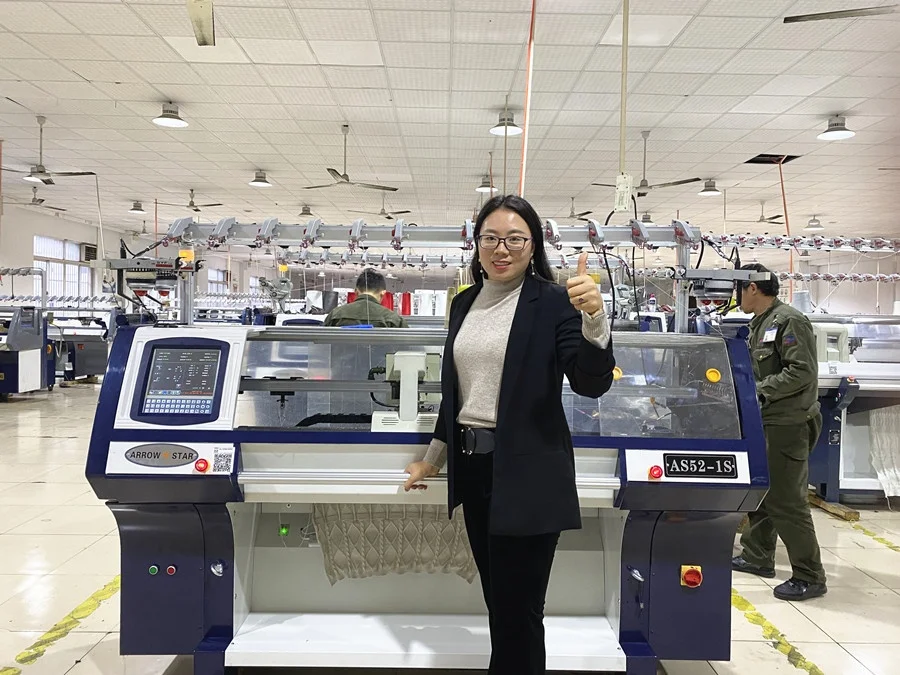 Similar matsuya glove collar flat knitting machine