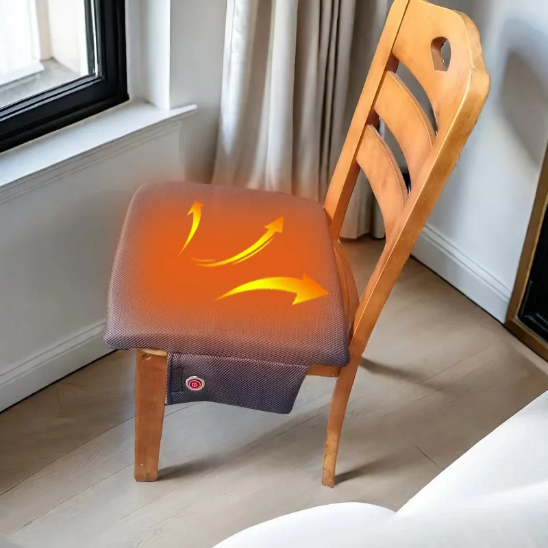 Portable And Lightweight Square Seat Warmer Heating Pad for Home and Office Chair