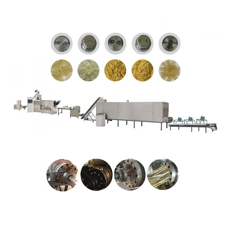 Commercial Pasta Italian Macaroni Non Fried Noodles Production Line Spaghetti Macaroni Paper Bowl Making Machine