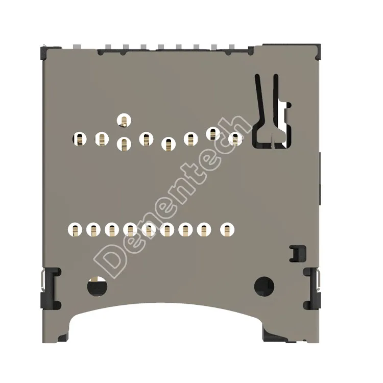 Denentech MicroSD 4.0 Standoff 2.43 push memory SD card connector