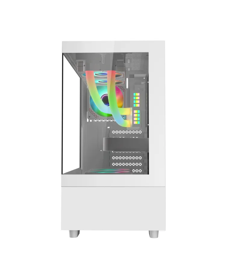 Popular OEM Custom PC Gaming Computer Case Atx Mid Tower Pc Case Usb3.0 Glass Panels Gamer PC Casing Cases Cabinet