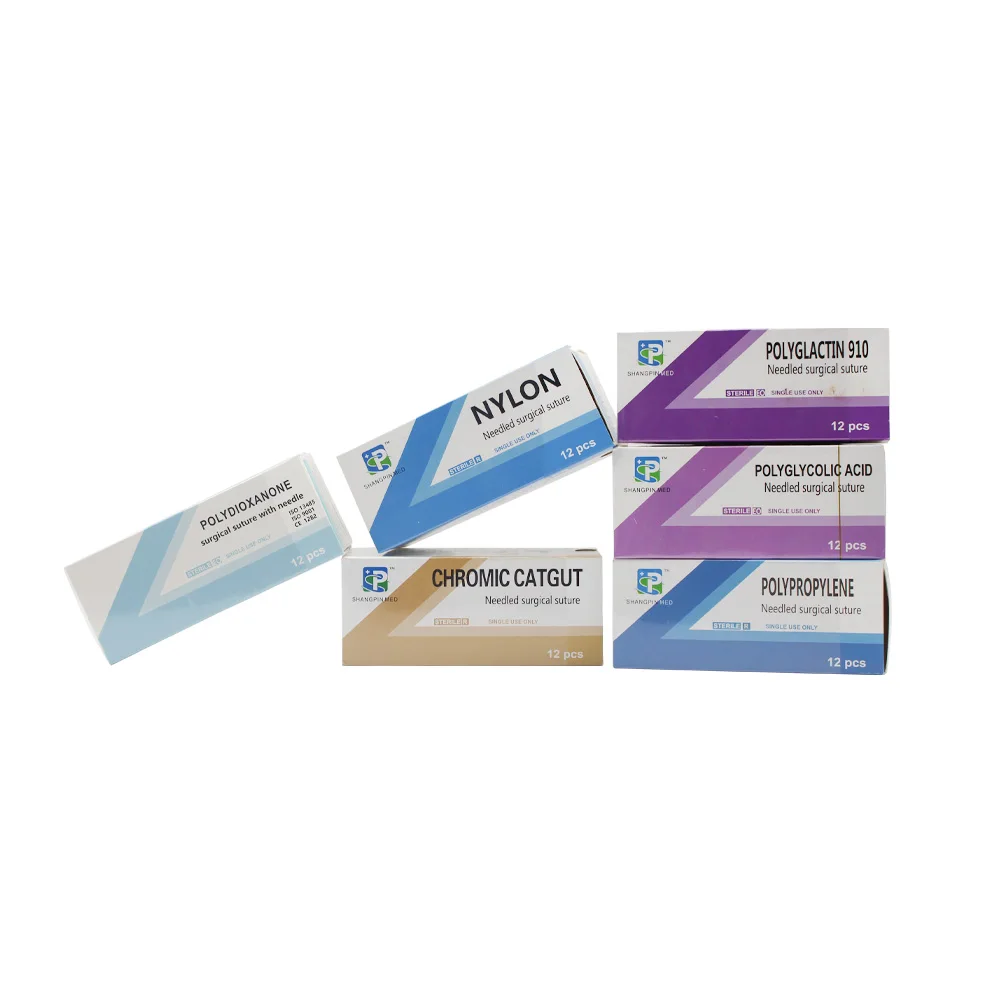 Factory direct suture with threads and needle needles for wholesale