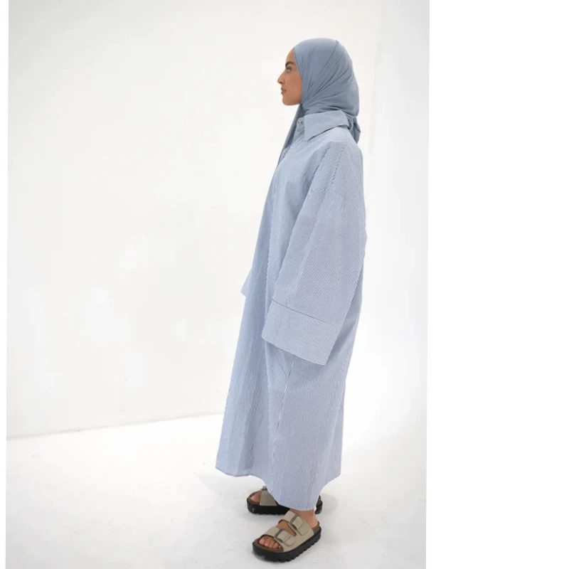 Sliver Gold Coated Shimmer Dress Islamic Clothing Luxury Abaya Women Muslim Dress