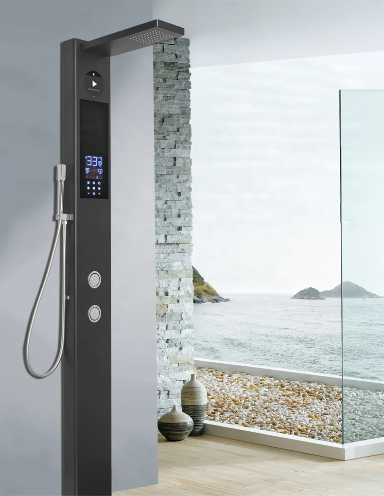 
Constant Water Outlet Bath Shower Column With Automatic Sensors Shower Panels Systems With Suitable Power 