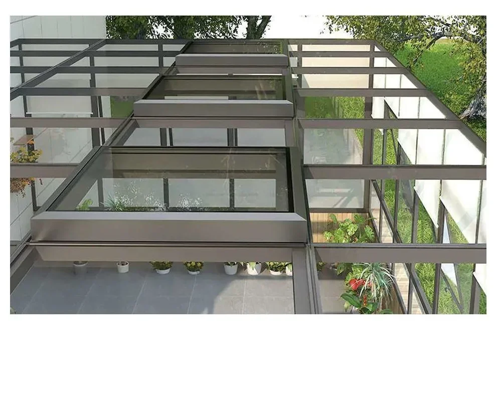 LongTai hot sale Smart design glass dome aluminum skylight roof skylight glass window