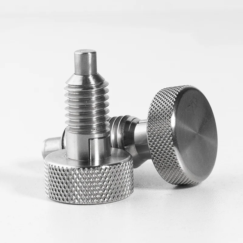 18-8 Stainless Steel Knob-Style Retractable Spring Plunger lock out indexing plunger
