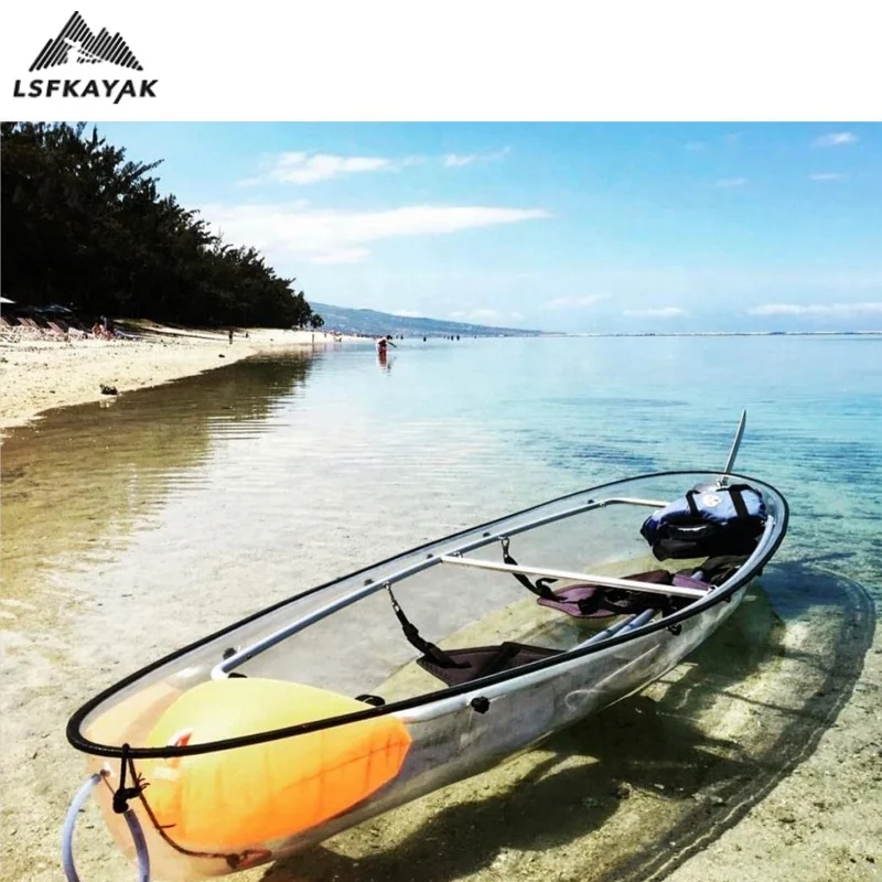 LSF Double Seats Clear Kayak Transparent Boat Canoe/Kayak for Tour