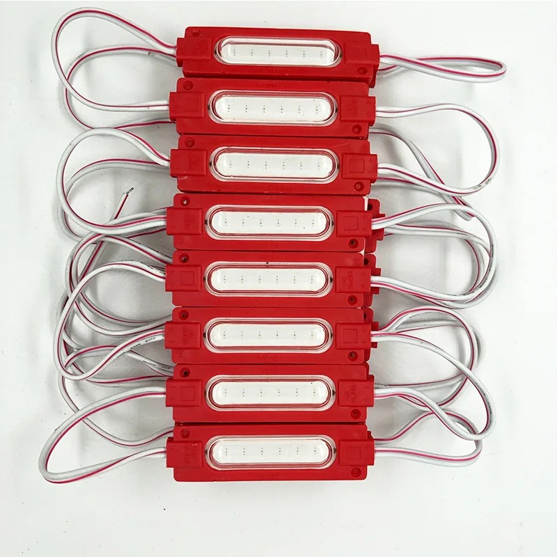 DC12v 24V 2w COB LED Module Light Injection Module Len Car Truck Module Red Yellow Pink LED Sign Backlight Advertise Light