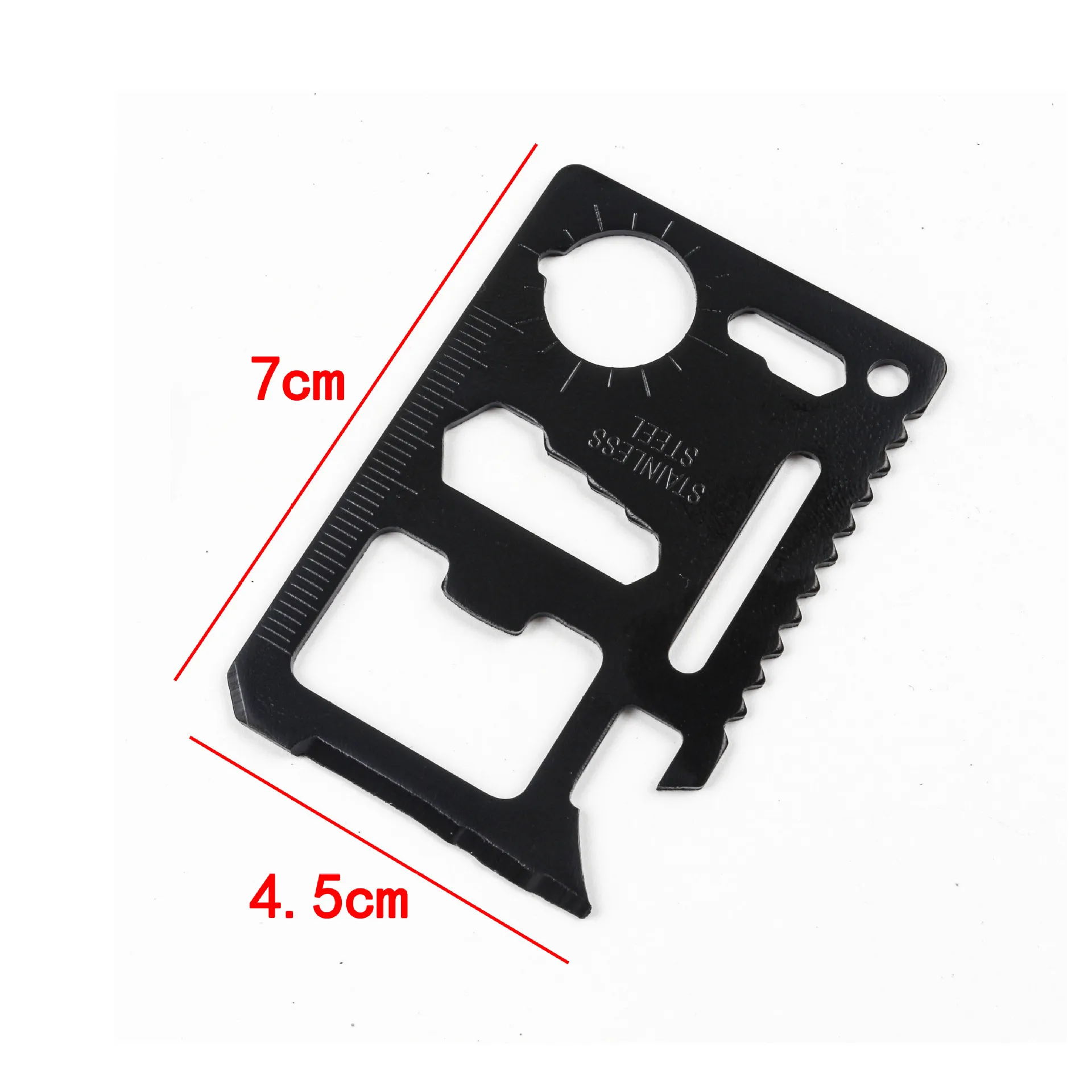Premium 11-in-1 Survival Credit Card Multi Compact Multipurpose Everyday Carry Survival Pocket Tool Multi functional Saber Card