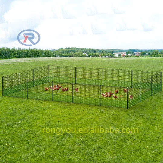 Non-Electric Poultry Fence 1.25m Tall 21m Long Chicken netting