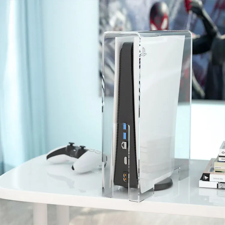 Durable Faceplate Shell PS5 Host Cover Transparent Customization Protective Acrylic PS5 Console Covers
