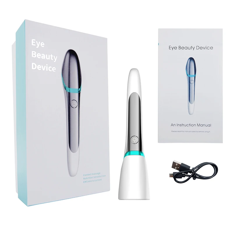 2021 Popular Japan Korea beauty tool shenzhen mini EMS under eye fatigue relief face massager device for eyes