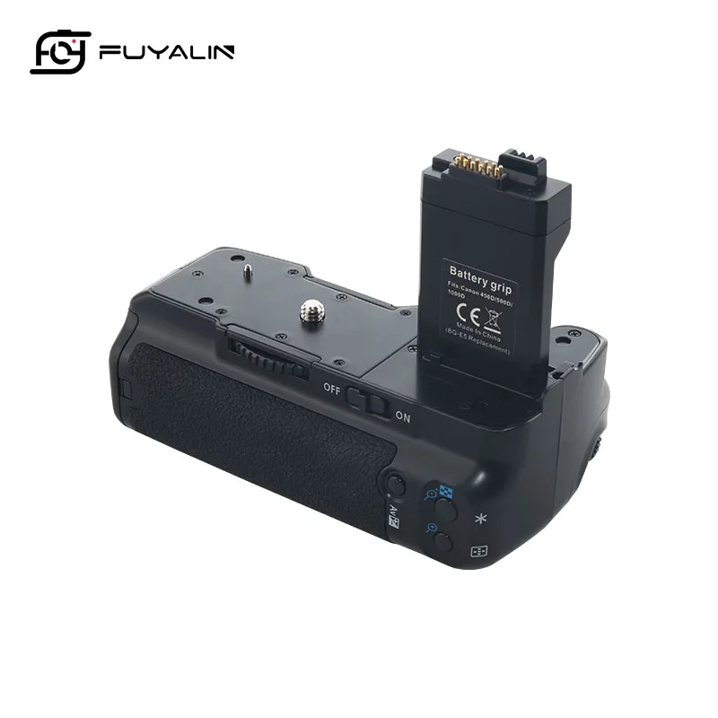 FUYALIN Battery Grip BG-E5 Vertical Battery Grip for Canon EOS 450D 550D 1000D Camera Replacement as BG-E5