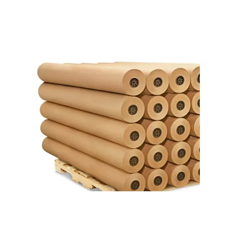 70g Single Sided Durable Kraft Paper with Rubber and Acrylic Adhesive Construction Surface Protector and Masking Floor Cover
