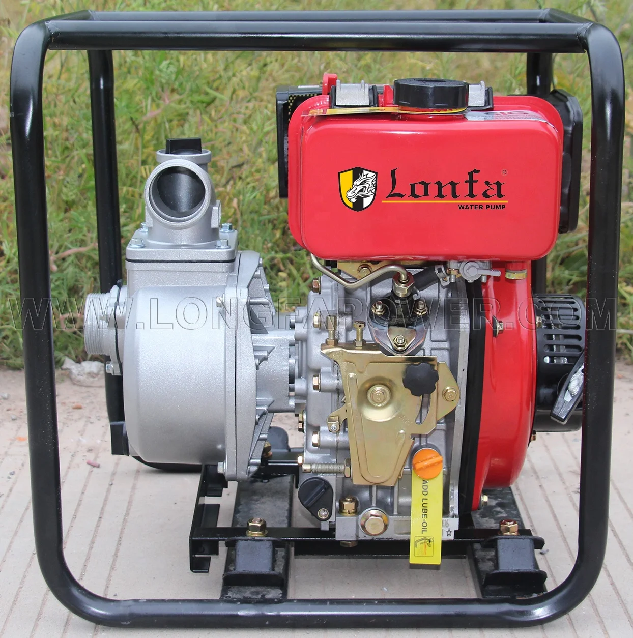 KIPOR KDE Water Pump KDP40 KDP30 KDP20 Manual Start Air Cooled Motobomba Farm Irrigation Long Distance Diesel Engine Water Pump