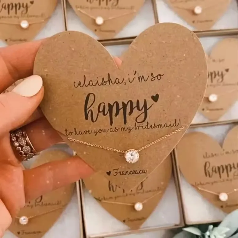 Free Design Earrings Card Wholesale Custom Packaging Jewelry Earring Holder Card Kraft Paper Logo Display Card With Logo
