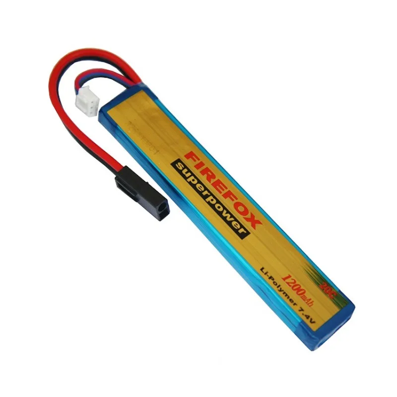 Заводская цена 100% оригинальный Firefox 7 4 V 1200mAh 20C литий-полимерная батарея F2R12T AEG Airsoft