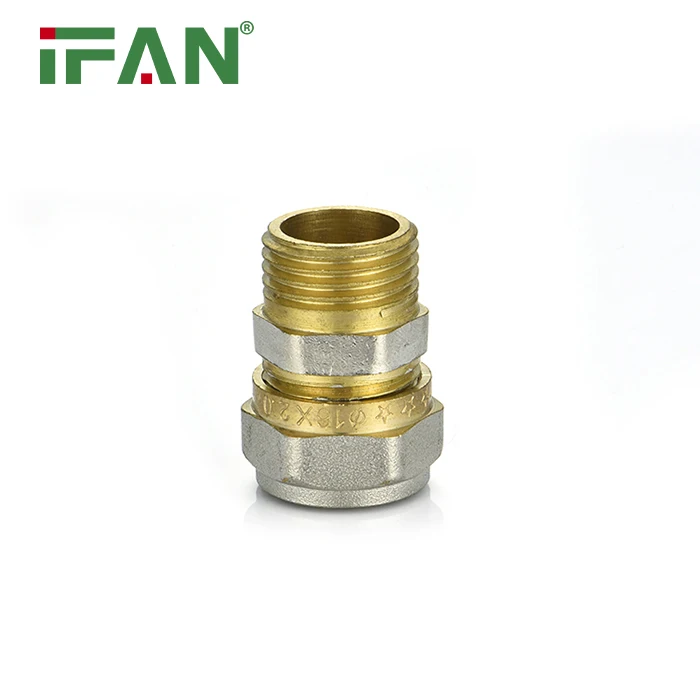 IFAN Wholesale PEX Compression Fitting PN25 PEX Fittings Brass 16-32MM GB-T 18992 PEX Fitting