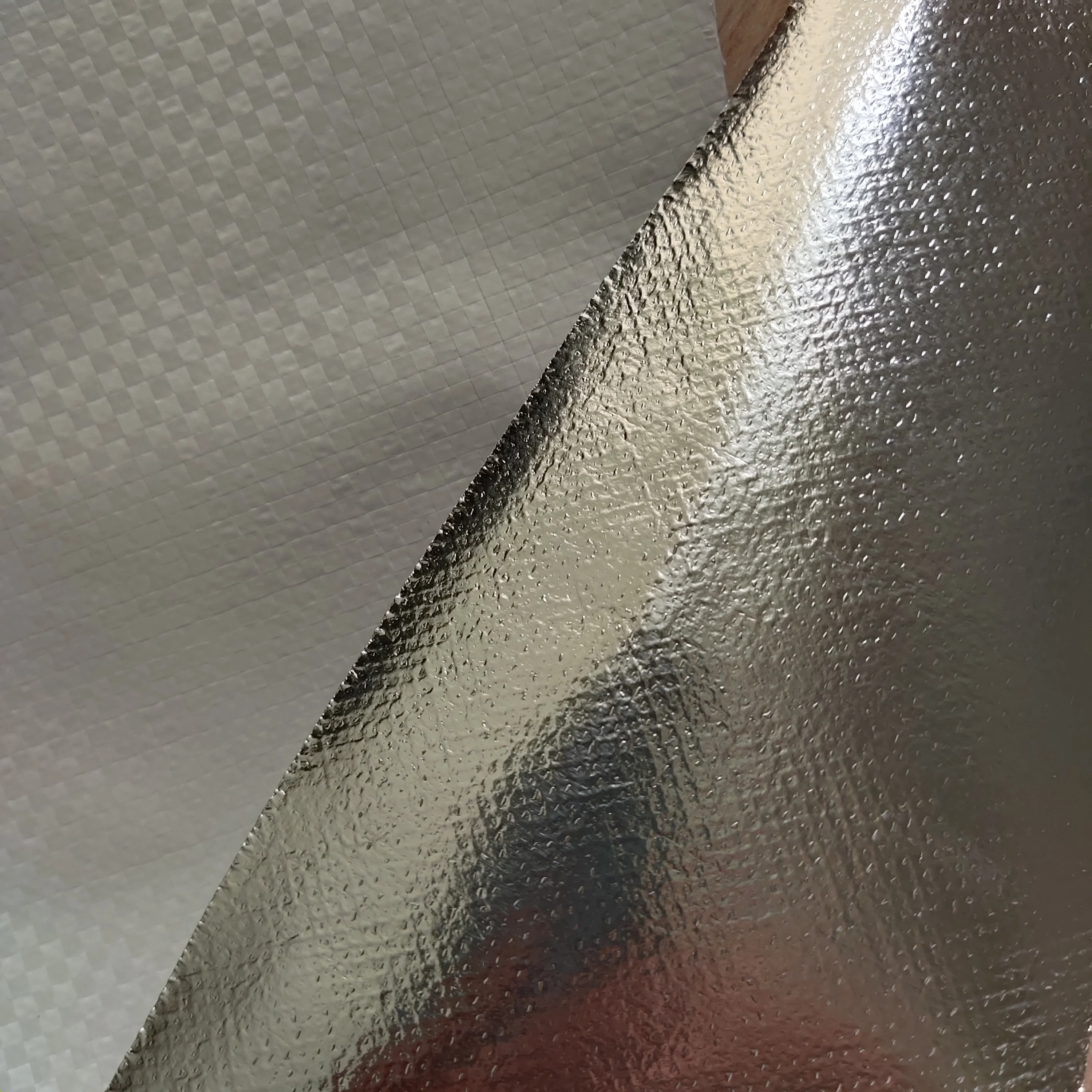 Aluminium Foil Laminated PE Woven Foil As vapor Insulation and Thermo Reflection