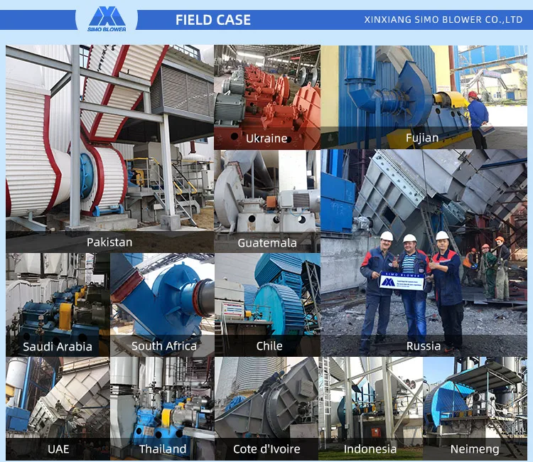 10kv Centrifugal High Pressure Fan Antiwear Building Ventilation Centrifugal Fan