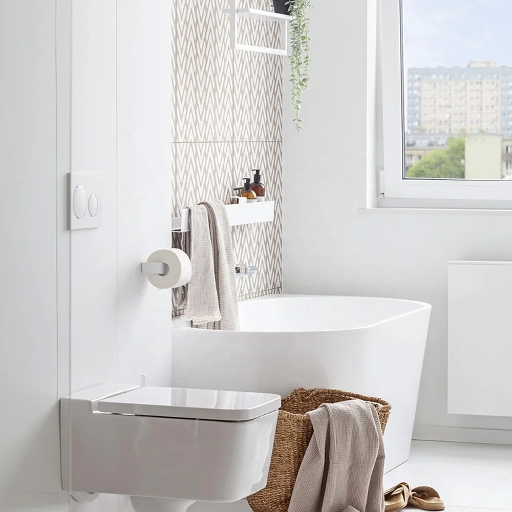 Lakeso  Modern Brass Decorative Self Adhesive Bathroom Clothes Display Towel Metal Door Hanger Coat factory