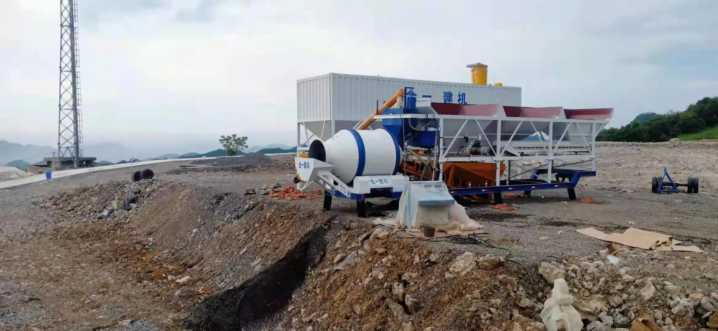 ready mix cement plant for sale mini Mobile ready mix planetary mixer Concrete Batching Concrete Plant