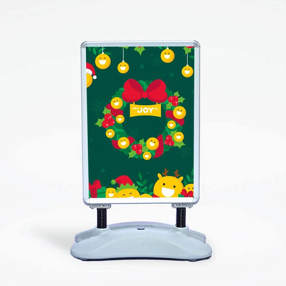 Outdoor Advertising Signs double sided waterbase poster stand sidewalk pavement signs