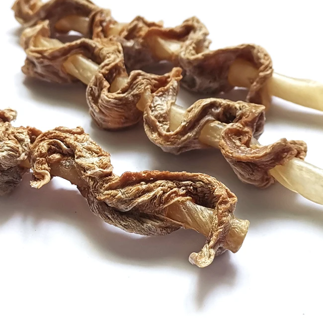Wholesale Healthy Dog cat Treats and food Remove bad breath Duck and beef tendon skewers Pet Snacks