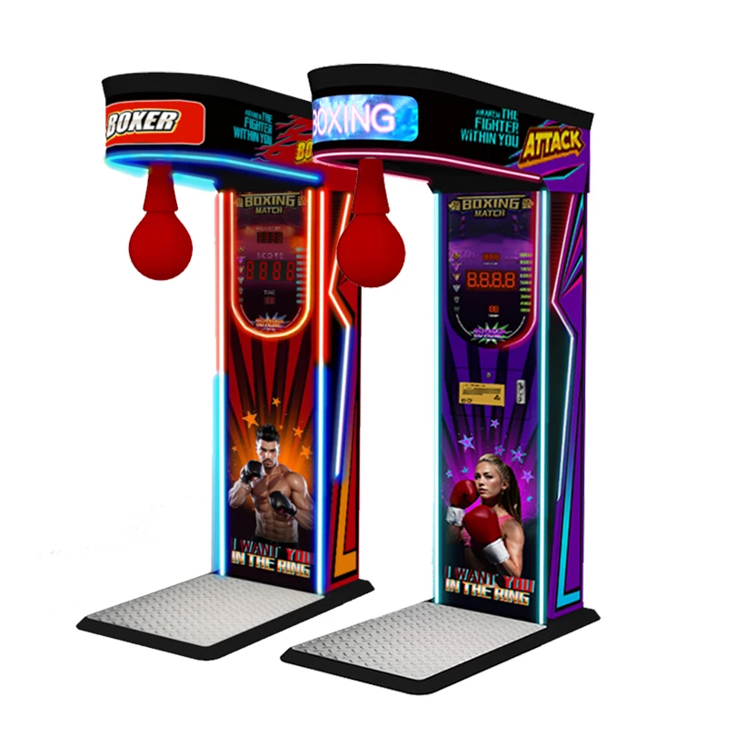 Neofuns ultimate big punch boxing game machine cheap coin operated digital boxing game machine