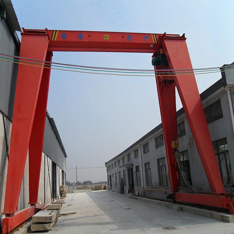 5 ton Electric Remote Control Rail Box Type Single Girder Gantry Crane