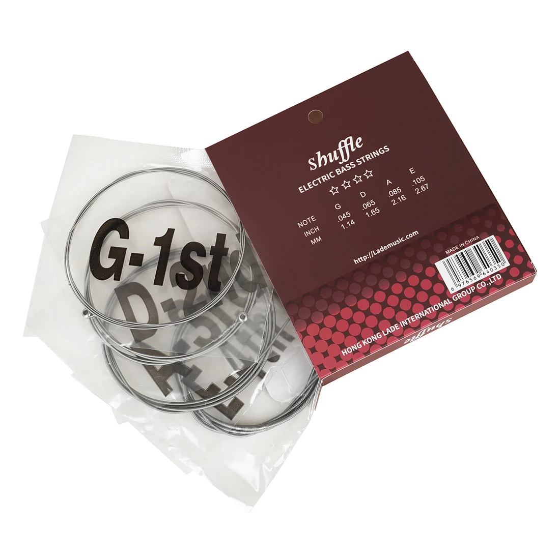 wholesale  High quality  EB4-105  Hexagonal high carbon alloy for electric bass guitar four string