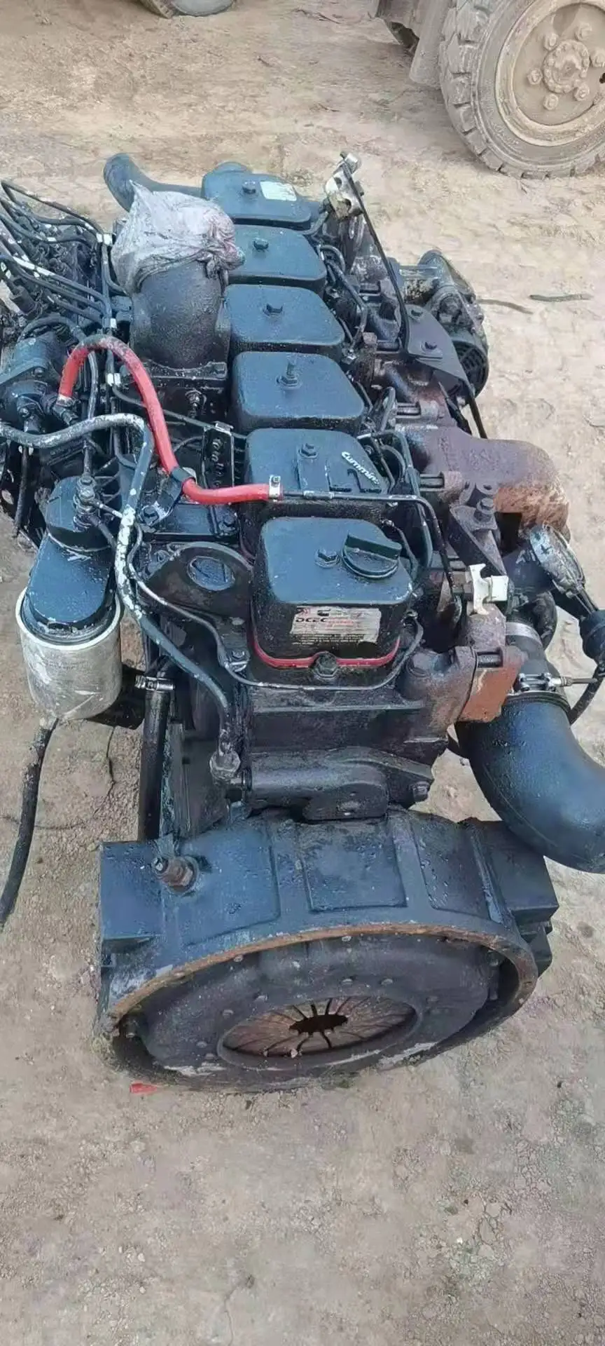 6 Cylinder 6BT Turbocharged Egnine Used Truck Diesel Engine B190 33 Machinery Engine Assembly