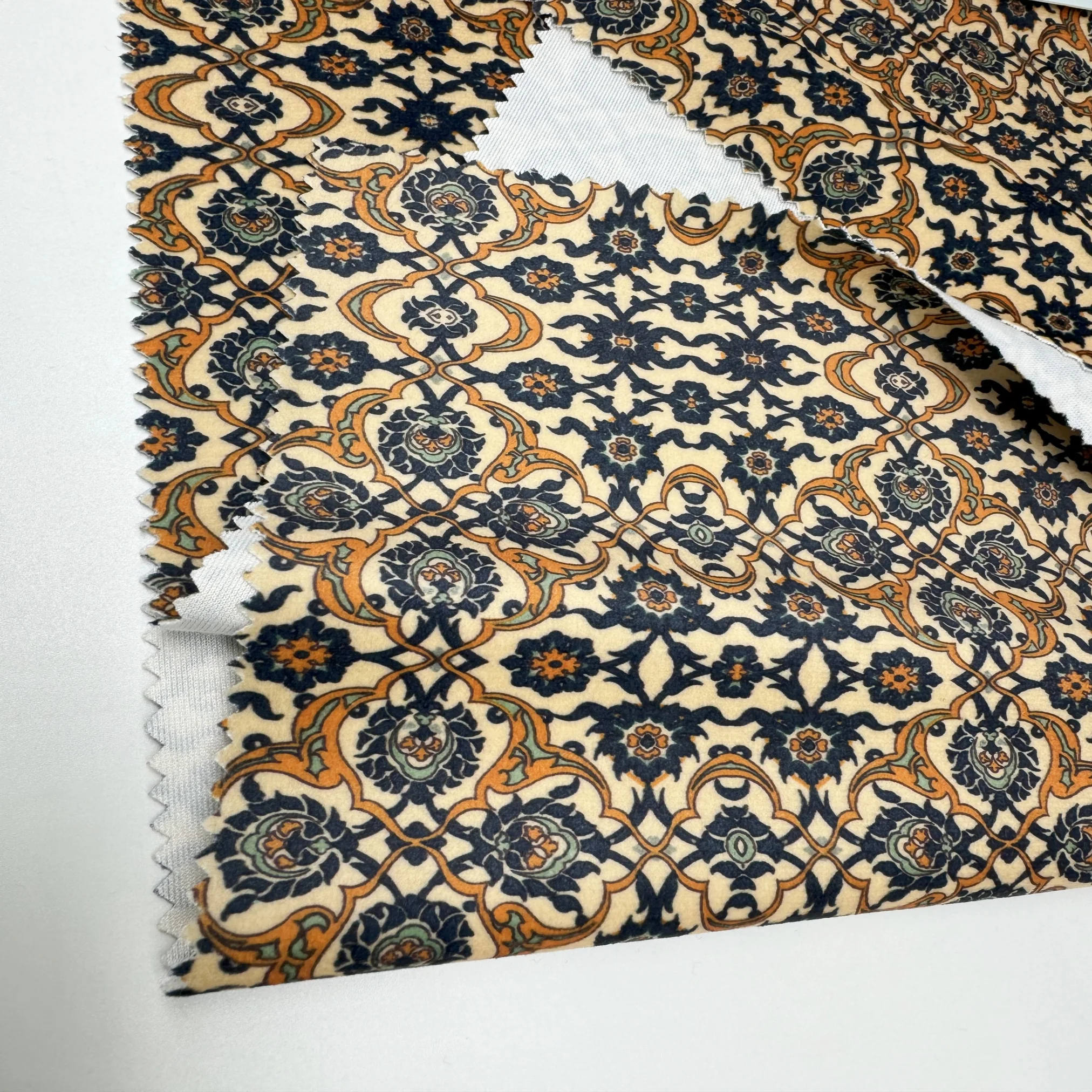 High quality 100 polyester Comfortable printing  holland velvet fabric For Upholstery Sofa And Cushion