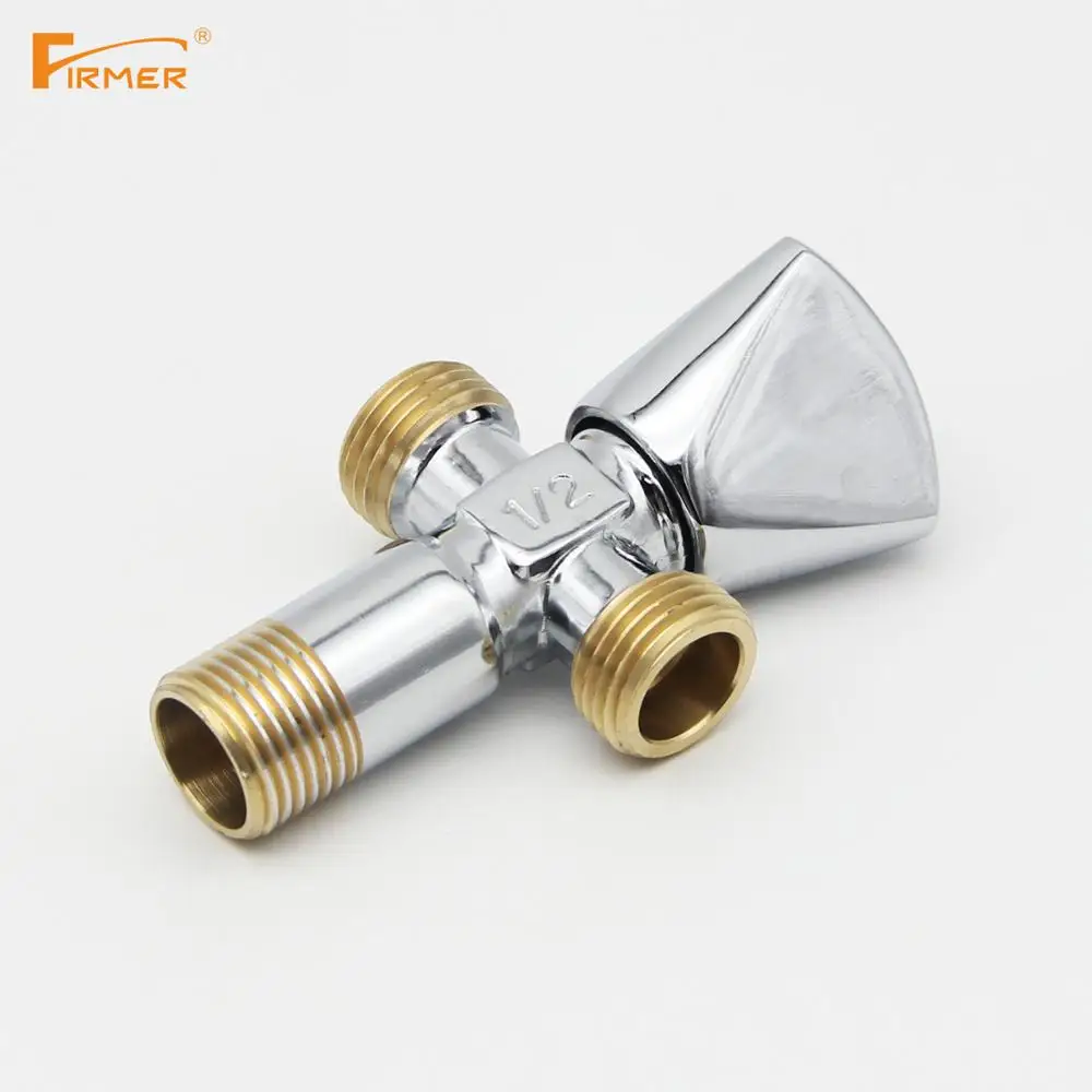 FIRMER Hot sell bathroom  kitchen  high quality three way  1/2in angle valve