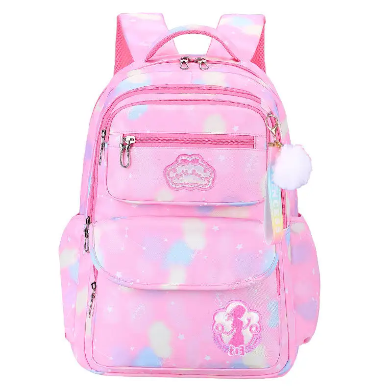 CALDIVO  Princess Pink Schoolbag Backpack for Girl Kids Fashionable Waterproof School Bags Best Selling Lightweight Lovely