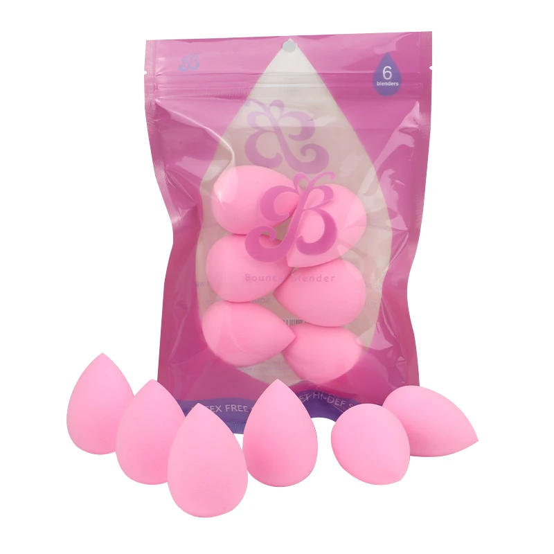 Super Soft Egg Droplets Teardrop Water Drop Non Latex Blending Pinpoint Black Beauty makeup Sponge