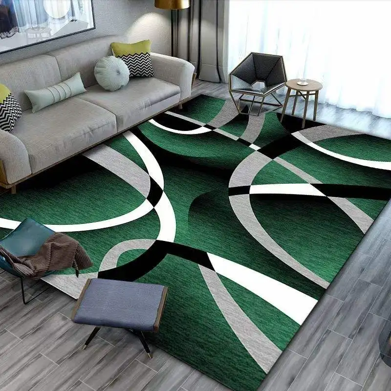 Custom Nordic geometry center luxurious carpet living room carpets and rugs rectangular area rug bedroom bedside floor ma