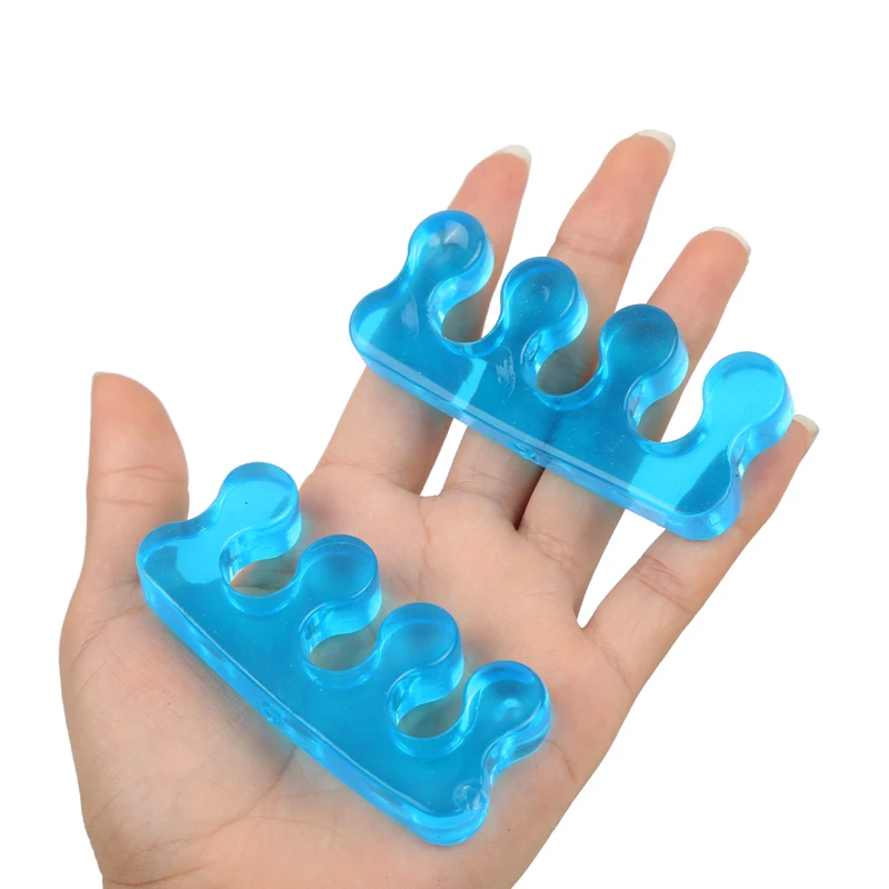 Hot Sale 3-Hole SEBS Spacer Elastic Toe Stretcher Gel Hallux Valgus Corrector Foot Care Toe Separator Toe Spreader