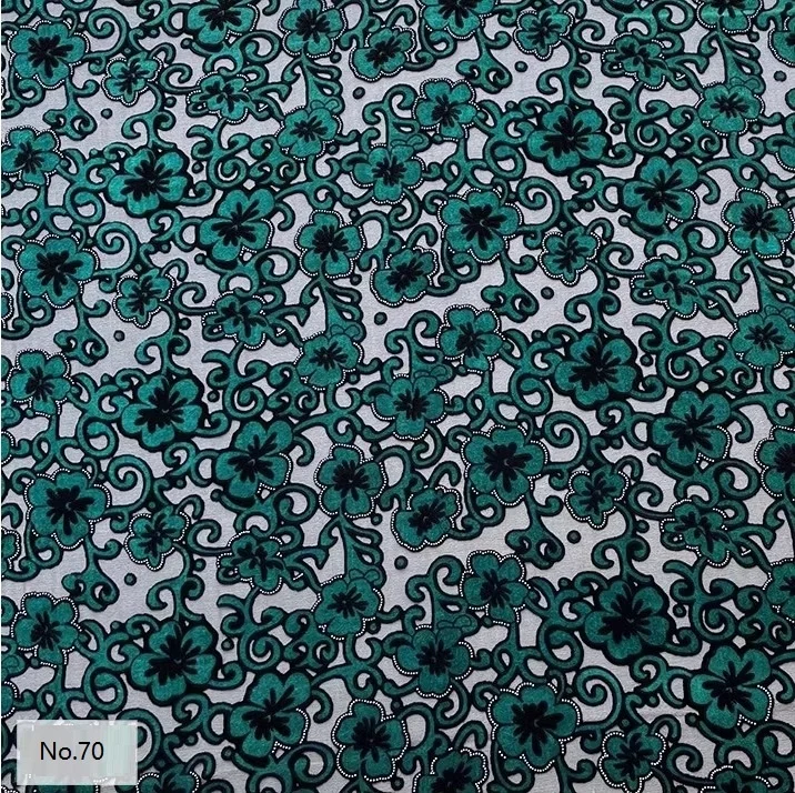Pure mulberry silk 10mm basic ground rayon viscose burn-out velvet fabric 50g with rivets decoration for ladies nice dress,qipao