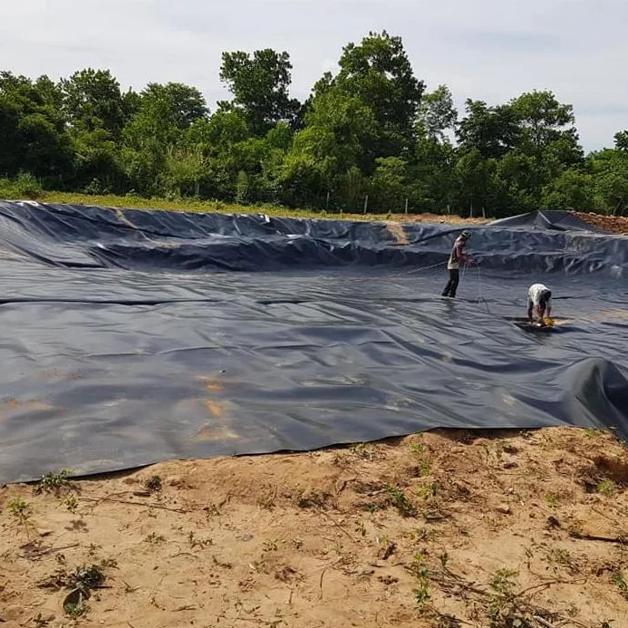 geomembrane land Agricultural Pond Liner 2mm Waterproof HDPE Landfill Geomembrane Liner 1mm 1.5mm Pond Dam Liner Prices in Kenya
