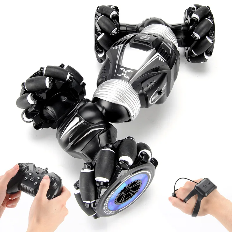 Amiqi JJRC Q107 Toy car four-wheel drive stunt monster truck remote control toy watch gesture remote control car