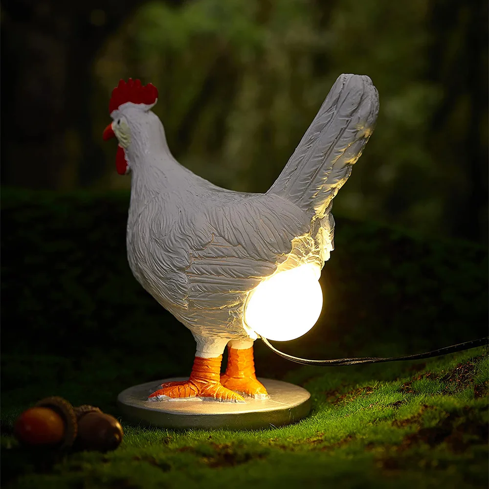 Interesting 3D Hen Lays Eggs Shaped LED USB Powered Table Lamp, Night Light for Birthday Gifts