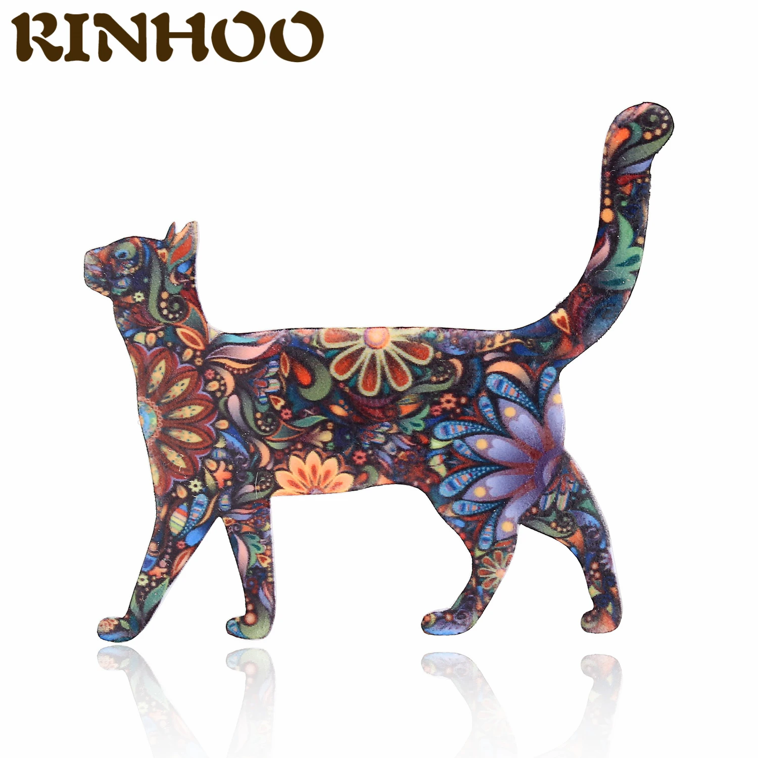 Мультяшные Милые Акриловые броши для кошек собак птиц булавки в виде животных серия металлических булавок Значки одежды воротника лацкана сумки ювелирные изделия влюбленных